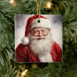 サンタ クリスマス セラミックオーナメント