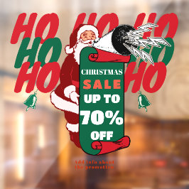 サンタ クリスマス ビジネス セール プロモーション 広告 ウィンドウサイン