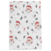 サンタ – クリスマス ミディアムペーパーバッグ (正面)