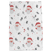 サンタ – クリスマス ミディアムペーパーバッグ (裏面)