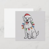 サンタ クリスマス 犬好き ラブラドールレトリバー ママ (正面/裏面)