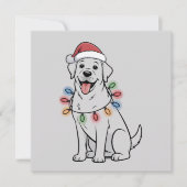 サンタ クリスマス 犬好き ラブラドールレトリバー ママ (正面)
