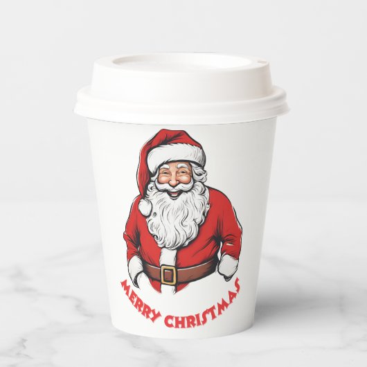 サンタ クリスマス 紙コップ (正面)