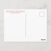 サンタ・クルスからの挨拶！ ポストカード (裏面)