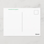 サンタ・クルスからの挨拶！ ポストカード (裏面)