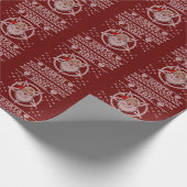 サンタ・クロースの醜いクリスマス ラッピングペーパー (角)