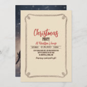 サンタ・クロース・オン・ア・ホース 招待状 (正面/裏面)