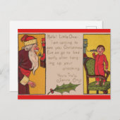 サンタ・クロース ポストカード (正面/裏面)