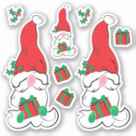 サンタ グノーム クリスマス ホリデー シール
