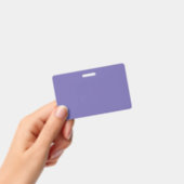 サンタ・グレイ#756BB0ペリウィンクル バッジ (手持ち)