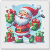 サンタ・ゴルフとプレゼント! シール (正面)