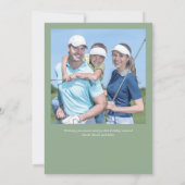 サンタ・ゴルフの写真 シーズンカード (裏面)