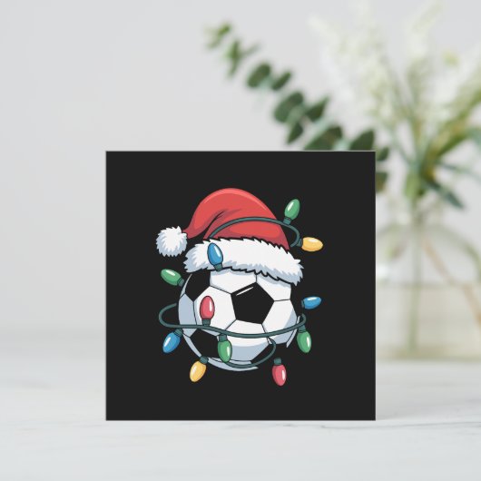 サンタ サッカー ボール スポーツ クリスマス サッカー プレーヤー (スタンド正面)