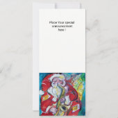 サンタ&サックス、クリスマスジャズパーティーコンサートプログラム 招待状 (裏面)