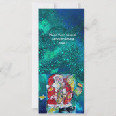 サンタ&サックス、クリスマスジャズパーティーコンサートプログラム 招待状 (裏面)