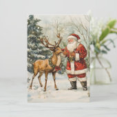 サンタ・サンタ・ヴィンテージ・クリスマスカード シーズンカード (スタンド正面)