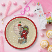 サンタ&ザナローチムニークリスマス紙プレート ペーパープレート (パーティー)