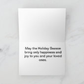 サンタ&ザラティホリデーカード シーズンカード (内部)