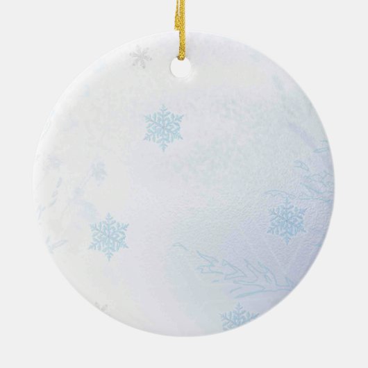 サンタ&ザートトナカイクリスマスオーナメント セラミックオーナメント (裏面)