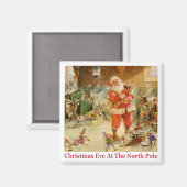 サンタ&ザ小人ズインザノースポールスタブル マグネット (正面/裏面)