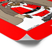 サンタ・ザ・ベア・クリスマスポおもしろいスター ポスター (角)