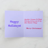 サンタ シーズンカード (内部)