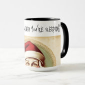 サンタ・シーズ眠るクリスマスコーヒーマグ マグカップ (正面右)