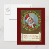 サンタ·ジョイト·トゥ·ユー·クリスマス シーズンポストカード (正面/裏面)