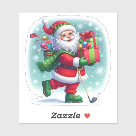 サンタ・ジョイ運フギフトとクラブ シール (シート)