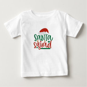 サンタ·スクアッドTシャツ ベビーTシャツ