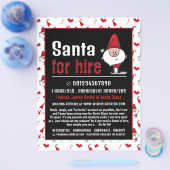 サンタ＆スノーマン, サンタクロースエンターテイナー広告 チラシ (シングル)