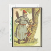 サンタ・スパンキングいけなボーイ葉書 シーズンポストカード (正面/裏面)