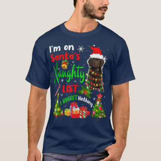サンタ・スプラードル私はサンタのリストいけなクリスマスTr Tシャツ
