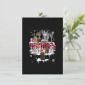 サンタ・スプルードル 赤い格子縞のピックアップトラックのクリスト 招待状 (スタンド正面)