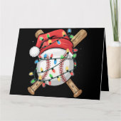サンタ・スポーツ・クリスマス野球選手 カード (正面)
