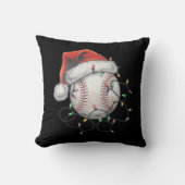 サンタ・スポーツ・クリスマス野球選手 クッション (正面)