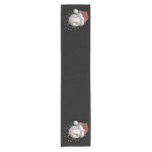 サンタ・スポーツ・クリスマス野球選手 ショートテーブルランナー (正面)