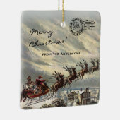 サンタ・スリーによるメリークリスマスデリバリー セラミックオーナメント (右)