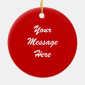 サンタ セラミックオーナメント (裏面)