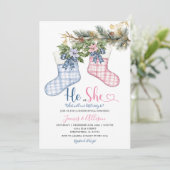 サンタ・ソックスのクリスマスジェンダーが明らかにする 招待状 (スタンド正面)