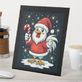 サンタ・チキン・ジョイ 台座サイン (インサイチュ)