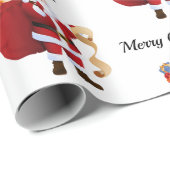 サンタ・チャイルドの名前からクリスマス・ラッピング・紙 ラッピングペーパー (ロールコーナー)