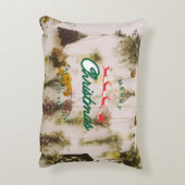 サンタ&ディアーズアクセントピローとメリークリスマス アクセントクッション (裏面(縦))