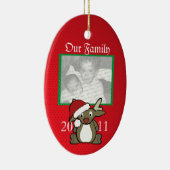 サンタ・ディアー写真 セラミックオーナメント (右)