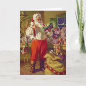 サンタ&トイズヴィンテージクリスマスカード シーズンカード (正面)