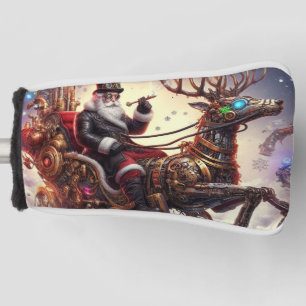 サンタ/トナカイのスチームパンクのクリスマス/冬 ゴルフヘッドカバー