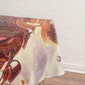 サンタ/トナカイのスチームパンクのクリスマス/冬 テーブルクロス (インサイチュ)