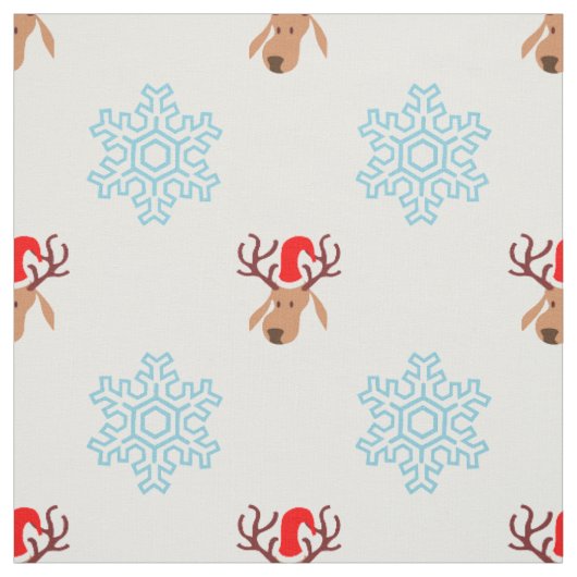 サンタ・トナカイ織物 ファブリック (見本)