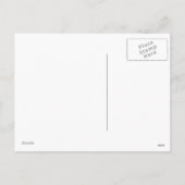 サンタ、トナカイ霜の降りたと シーズンポストカード (裏面)