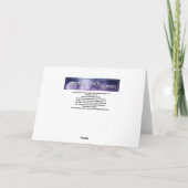 サンタ&トナカイHO HOクリスマスカード シーズンカード (裏面)